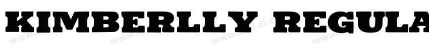 Kimberlly Regular字体转换